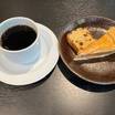 和食レストランでも朝食はアップルパイやスイーツ、コーヒー付