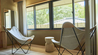 コンフォート ツインルーム ダブルベッド 2 台 禁煙 ガーデンビュー