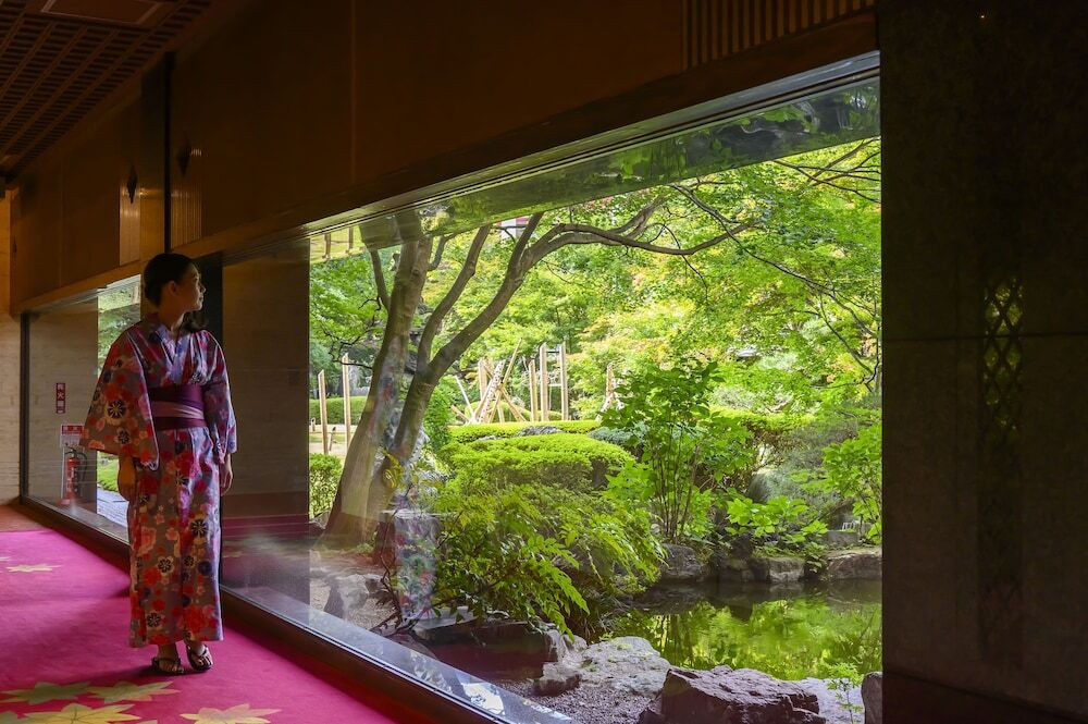 館内からの眺め