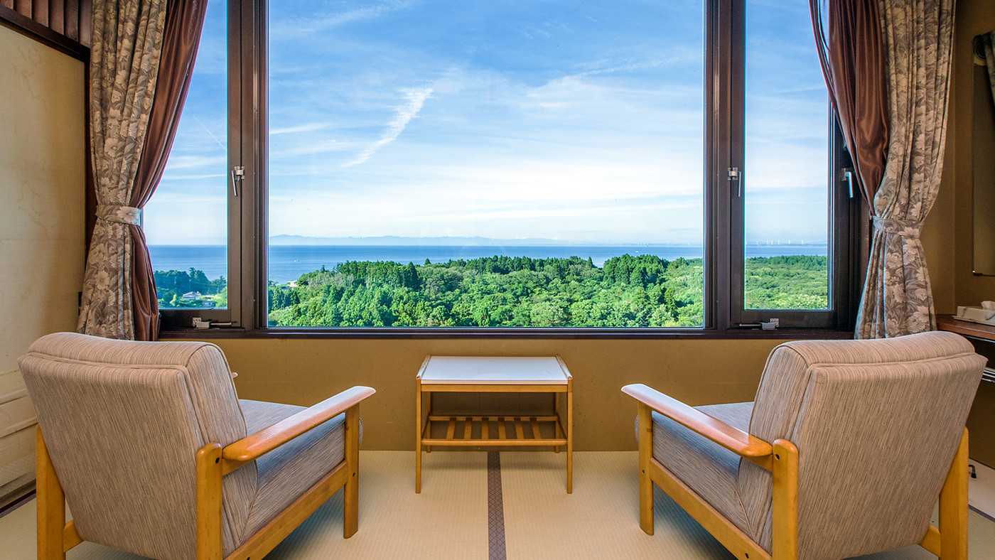 樹海と海が広がる温泉でリラックス♪3421030