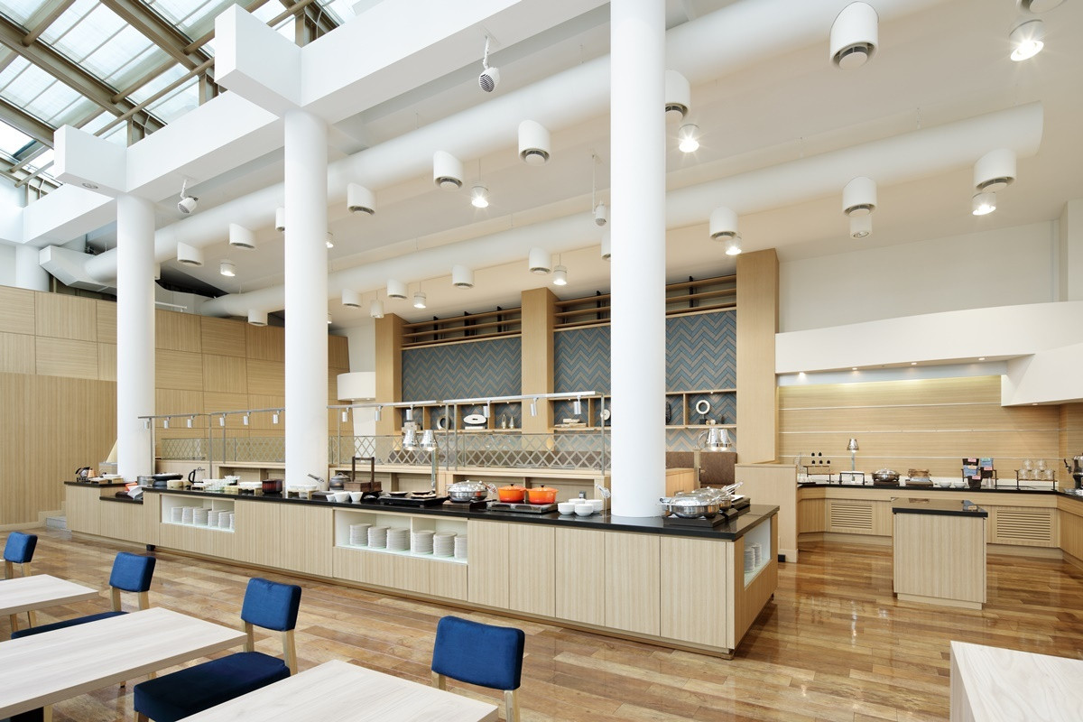 レストラン 料理ブース