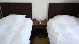 スタンダード ツインルーム 共用バスルーム オーシャンビュー 1階 禁煙