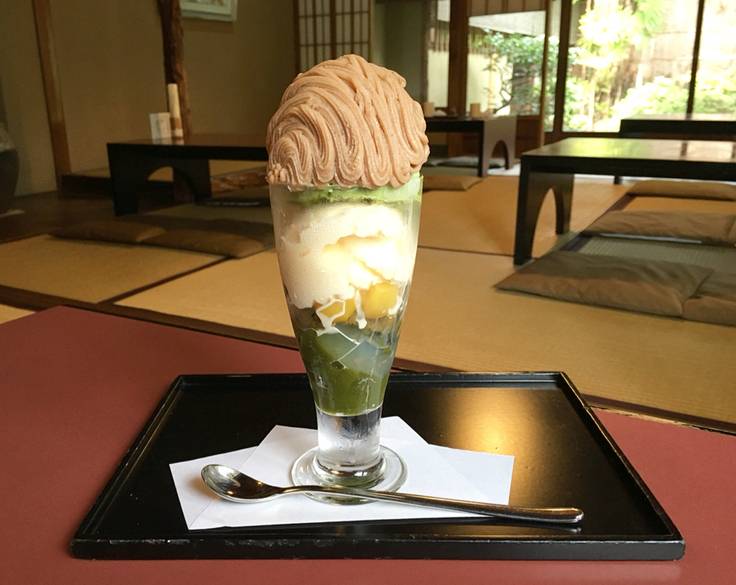 秋季限定の「マロンパフェ」 / 2