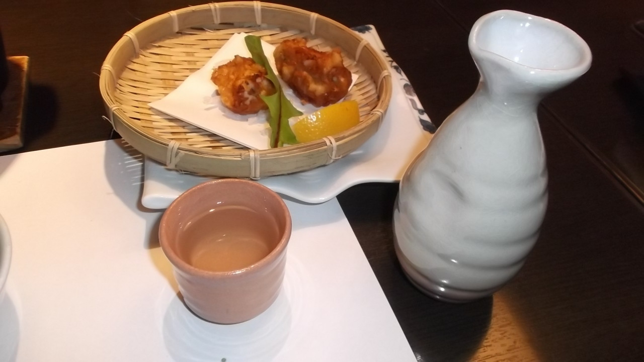 夕食②(フグ唐揚げ)