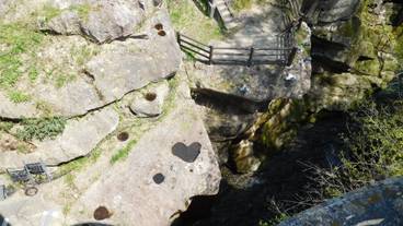 磊々峡の覗橋ハート / 4