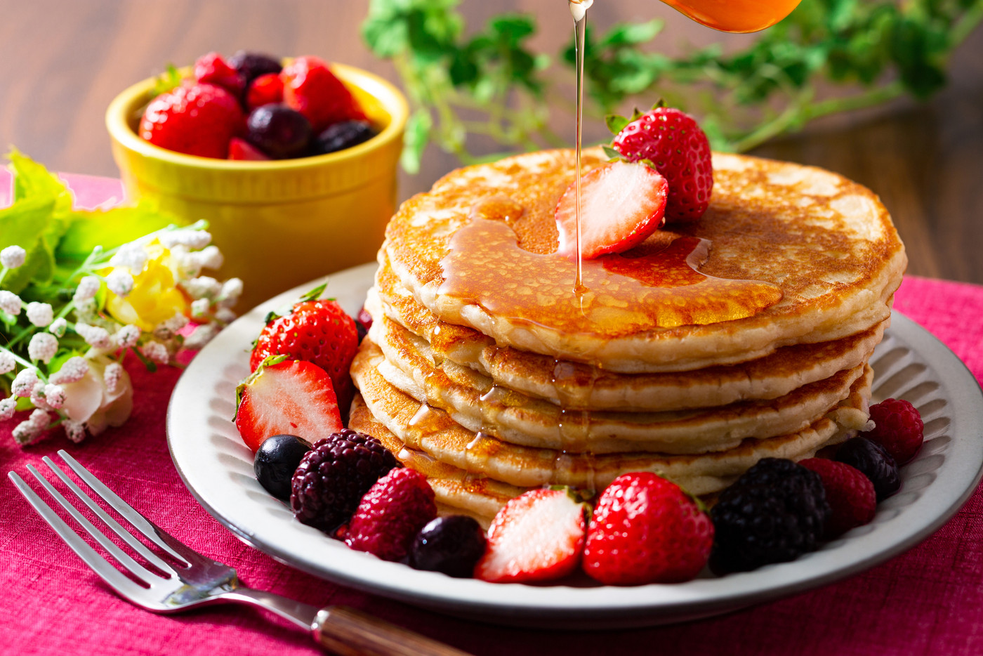 パンケーキ　美味しそう　おしゃれ