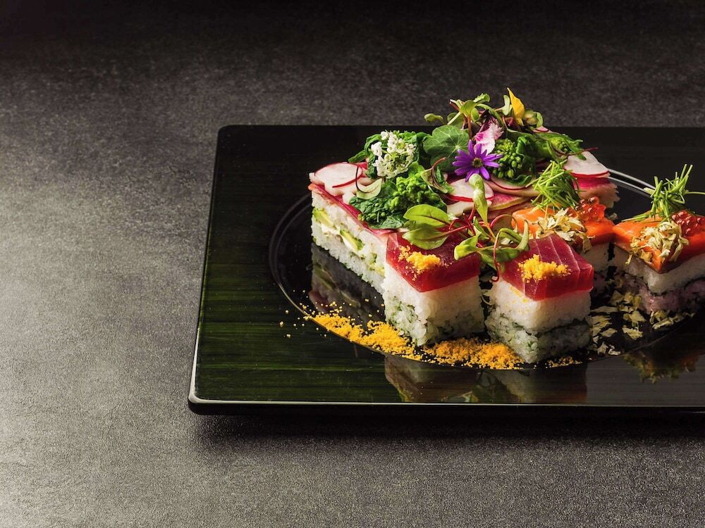 夕食ビュッフェ 押し寿司