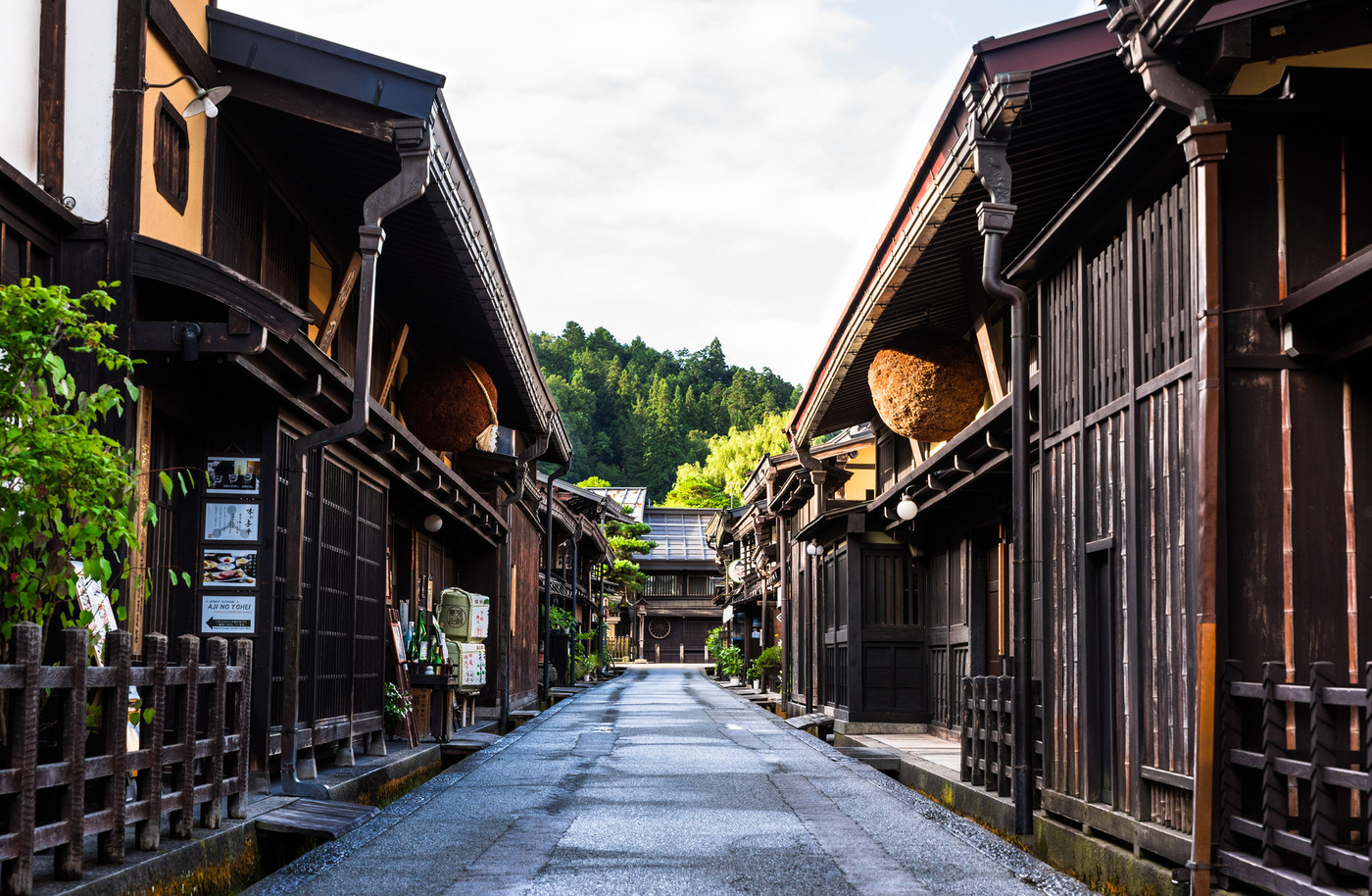 岐阜県　高山　古い町並