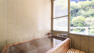 [源泉かけ流し客室檜風呂付]和室12畳 禁煙