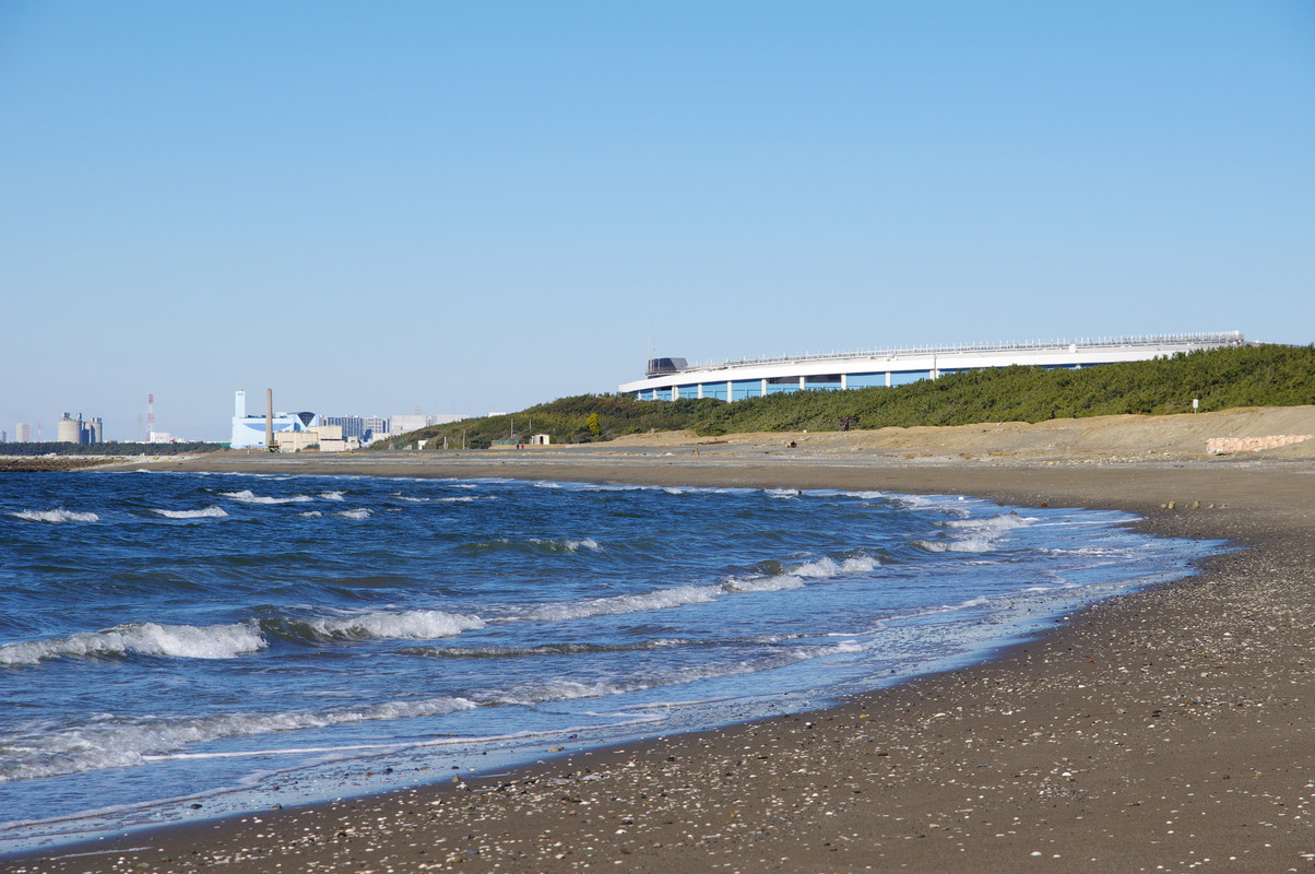 幕張の浜