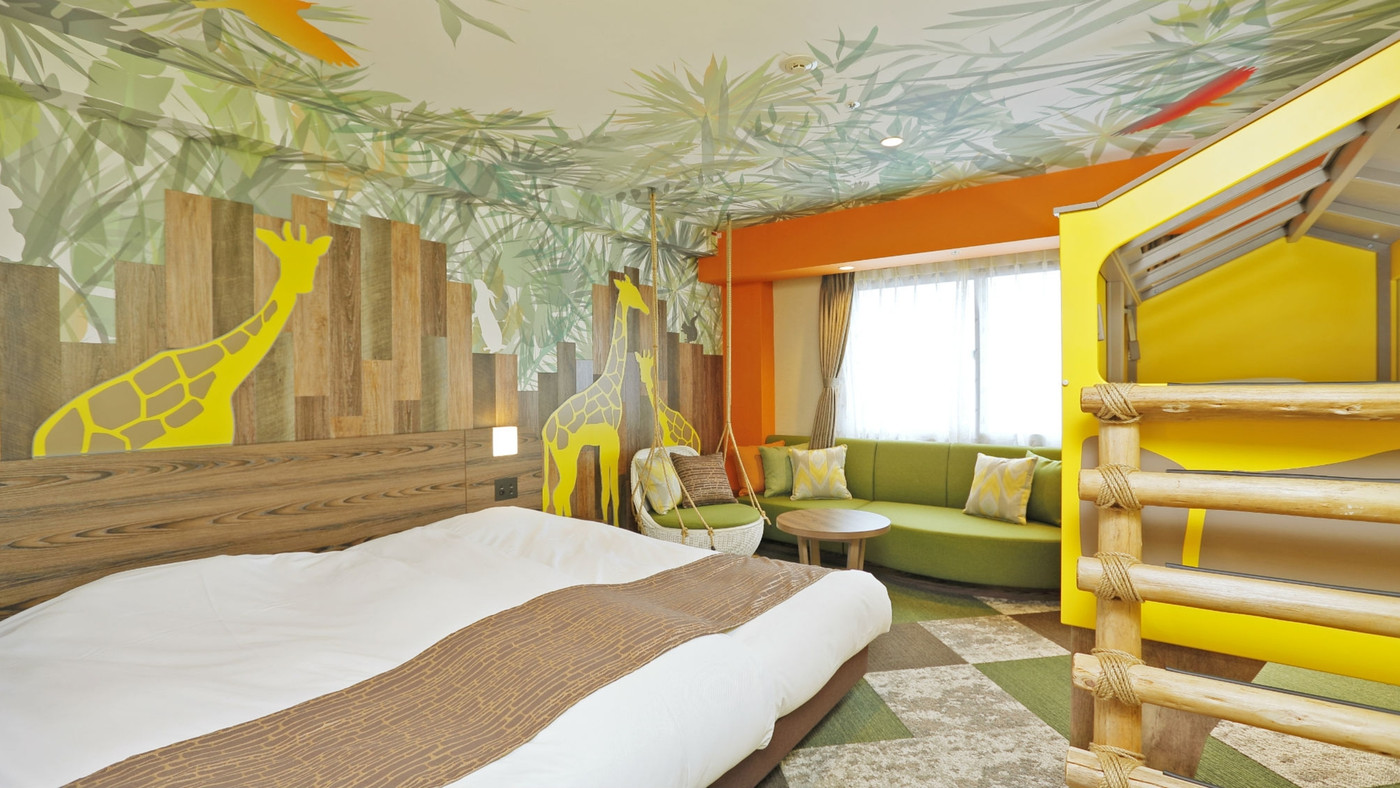 動物の絵が描かれたサファリルームやトイキッチン付きルームなど、子供が喜ぶ部屋がいっぱい!4067295