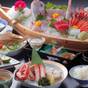 【蟹×舟盛】港町越前のザ・定番!海の幸満載料理!友達旅行に人気『越前華優膳☆蟹』部屋食 | 越前海岸 はまゆう 松石庵
