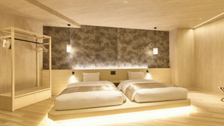 ラグジュアリーフロア ONEスイート02 (2ダブルベッド) 2～4名 禁煙