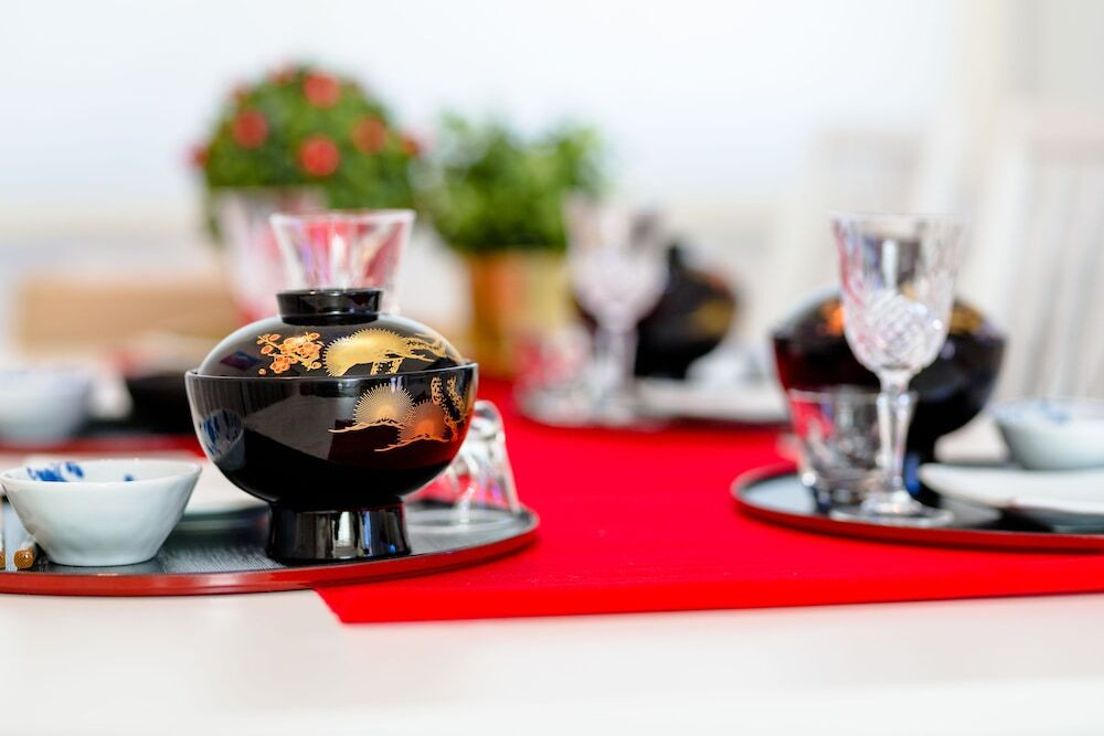 客室内のダイニングエリア