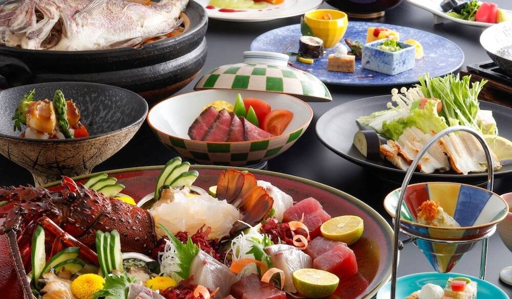 会席料理の例1 / 1