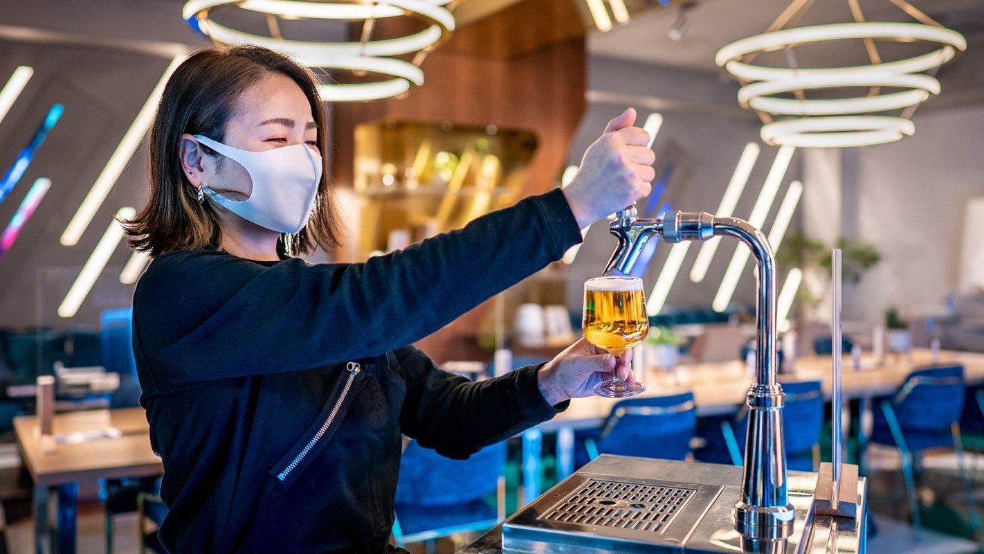 生ビールサービス