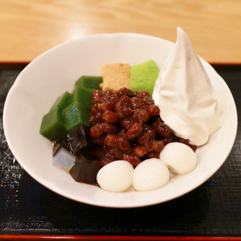 「茶房いせはん」 料理 38827536 いせはん特製あんみつ