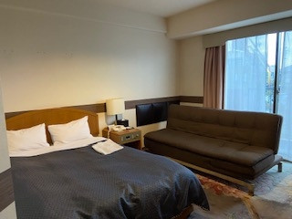 シングルでもベットは広くて寝やすい