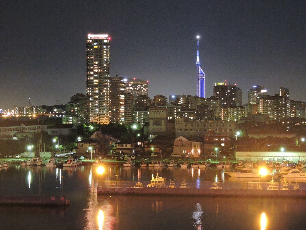 客室からの夜景例