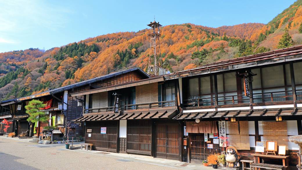 奈良井宿 紅葉時期の雰囲気 / 2