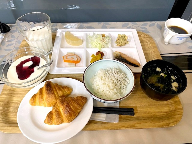 朝食の種類は決して多くなかったですが料金には見合っていますね