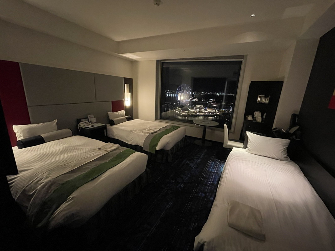 1人なのにトリプルルーム...