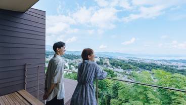 半露天風呂付客室　プライベートテラス　風景 / 5