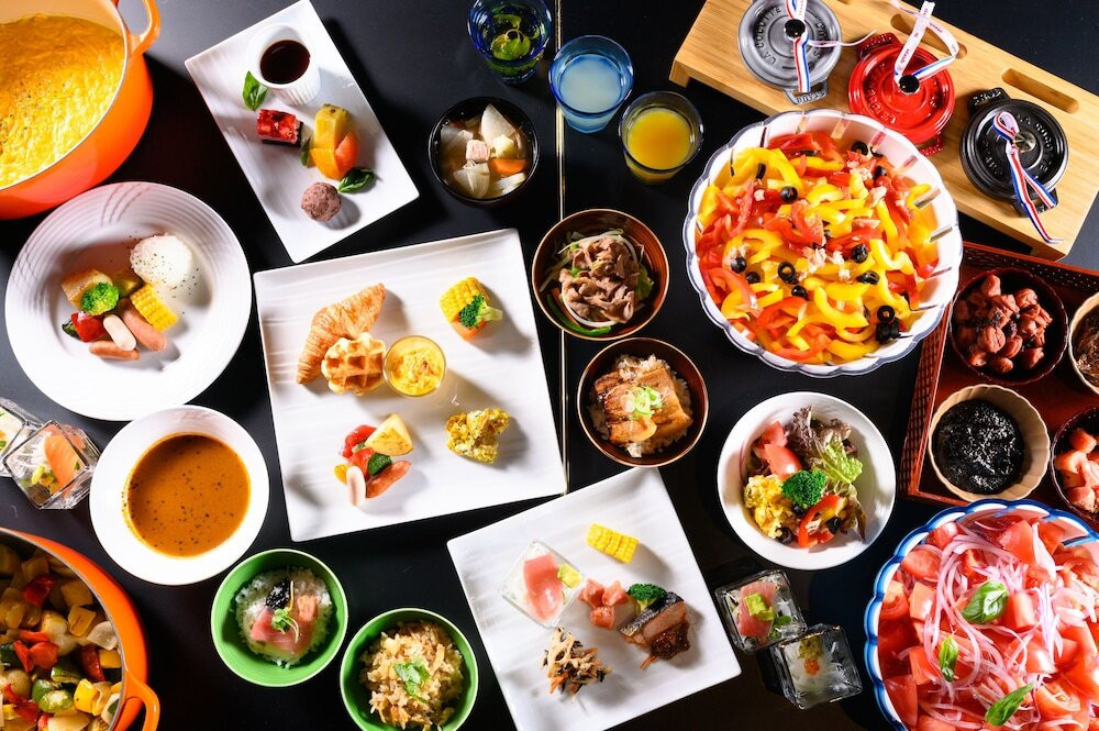 朝食ビュッフェ