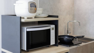 スタンダードダブル 禁煙（キッチン付)(ハウスキーピングは有料オプション)