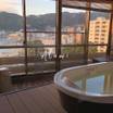 温泉が部屋で楽しめるということで最⾼でした。