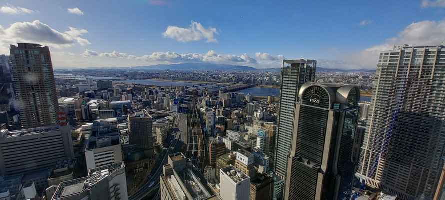 大阪梅田駅～六甲山明石大橋～伊丹空港方面まで