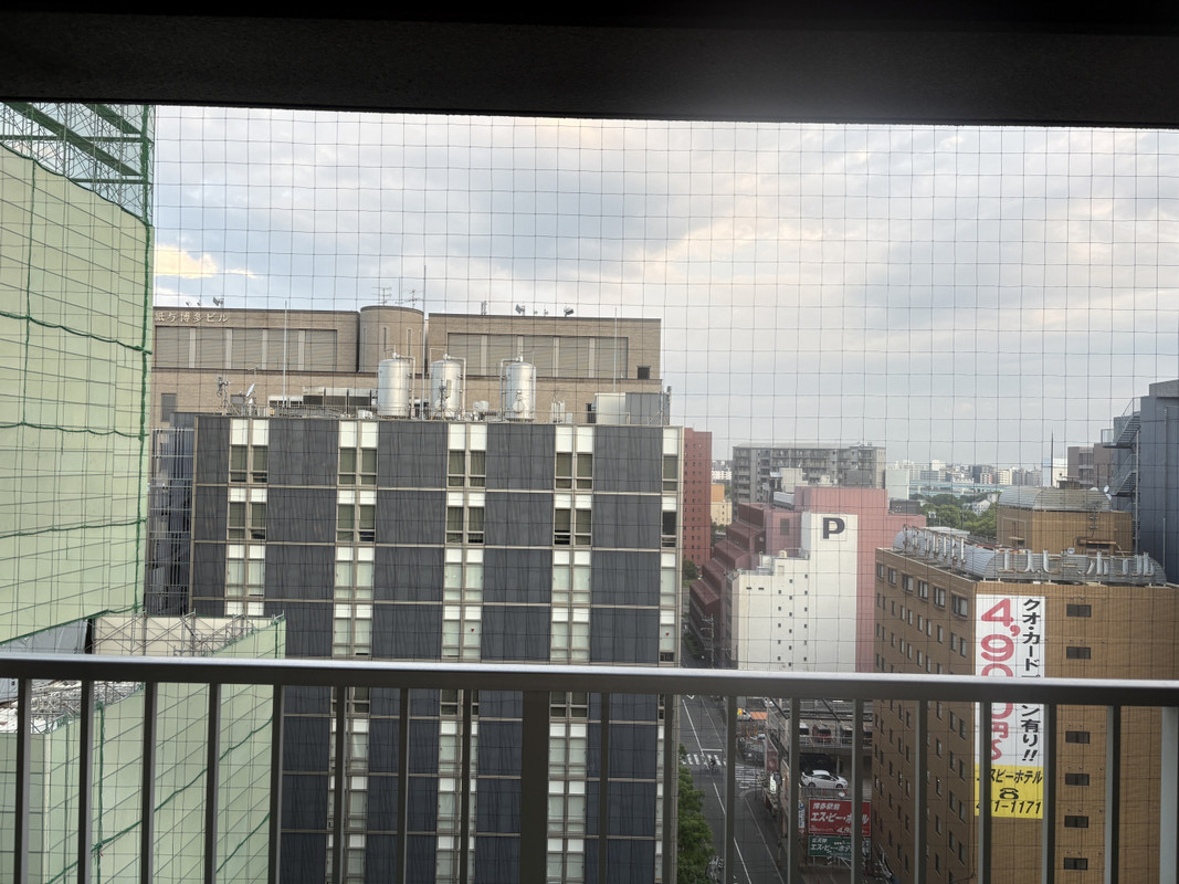 眺望は近隣のホテルなど