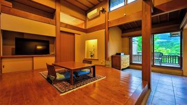 由布岳ビュー「蘇芳」　リビング① / 17