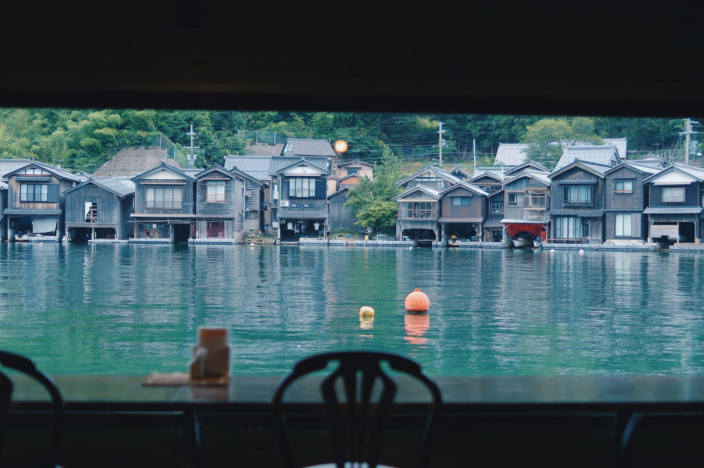 京都・伊根町の舟屋