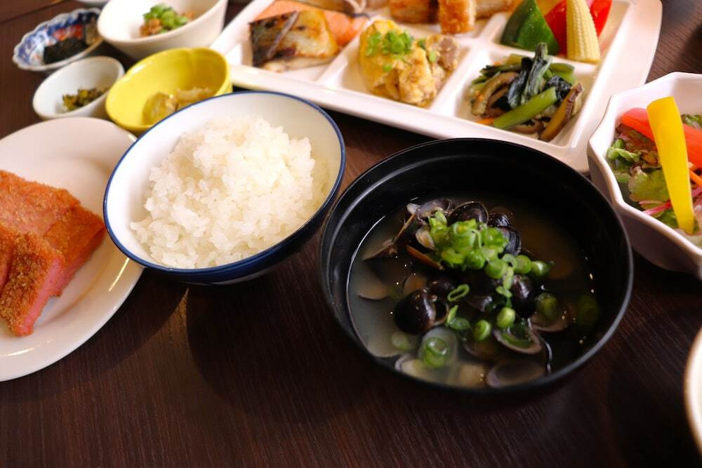 朝食ビュッフェ