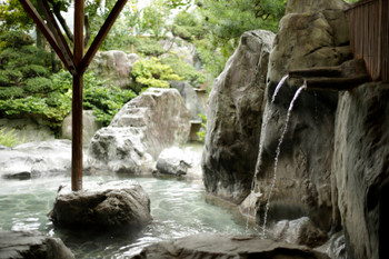 onsen woman portrait