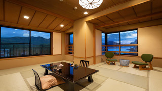 和室 15畳 レイクビュー 専用ダイニングルーム 禁煙