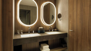 デラックス ルーム キングベッド 1 台 マウンテンビュー コーナー