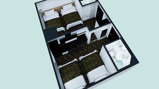 コネクティングツインルーム (4ベッド) 全室禁煙