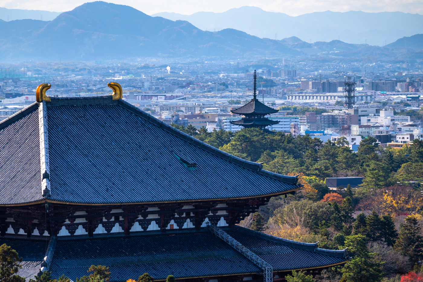 《奈良県》東大寺・奈良の街並み