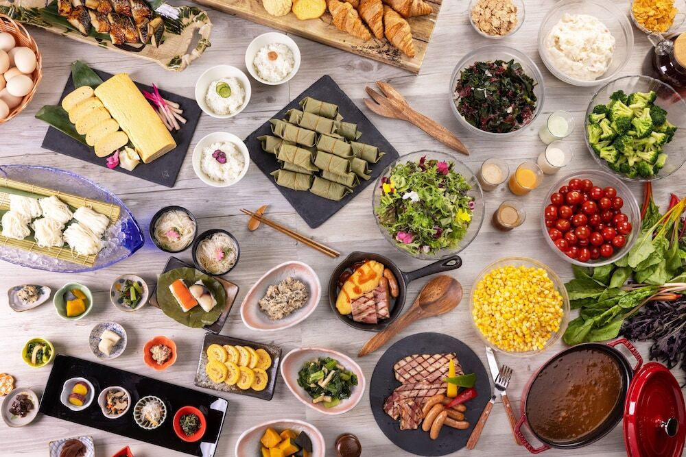 朝食ビュッフェ