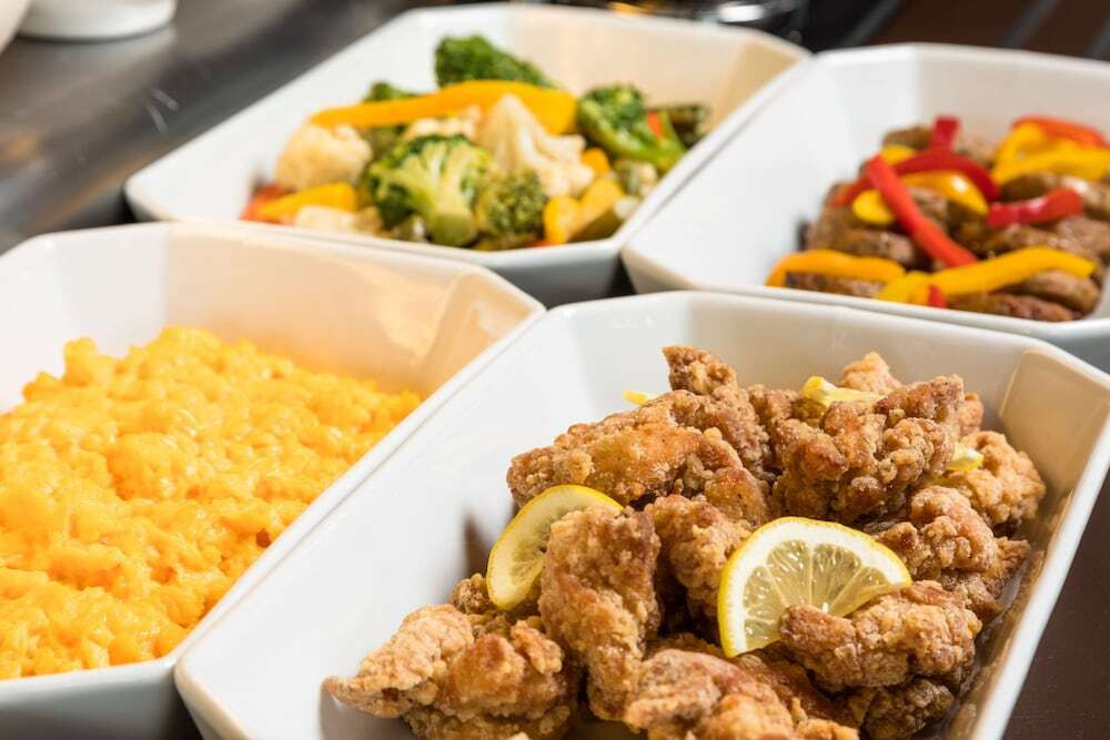 朝食ビュッフェ