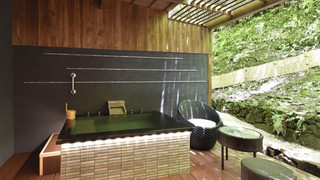 温泉露天風呂＆ウッドデッキ付 44平米 (山のテラス･和室) 禁煙