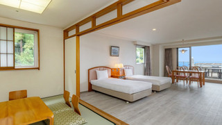 [高層階テラス付オーシャンビュー] デラックス和洋室 (禁煙)