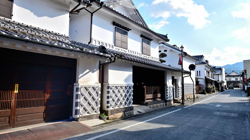 うきは市 白壁の町並み / 1