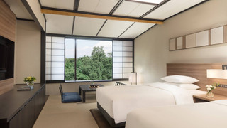 ルーム シングルベッド 2 台 ガーデンビュー (Japanese Western Style)