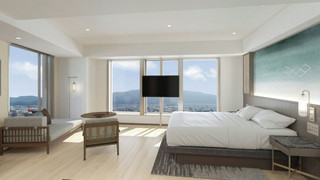 デラックス ルーム キングベッド 1 台 マウンテンビュー コーナー