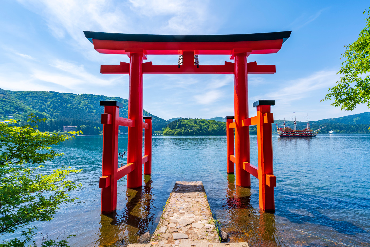神奈川県 箱根神社 平和の鳥居