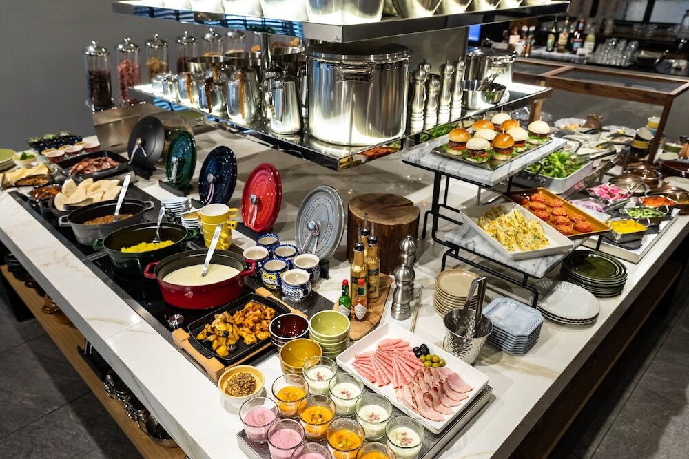 朝食ビュッフェ