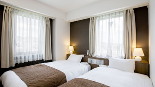 [禁煙] ツインルーム (19-25平米/ベッド幅110cm×2台/1-2名利用)